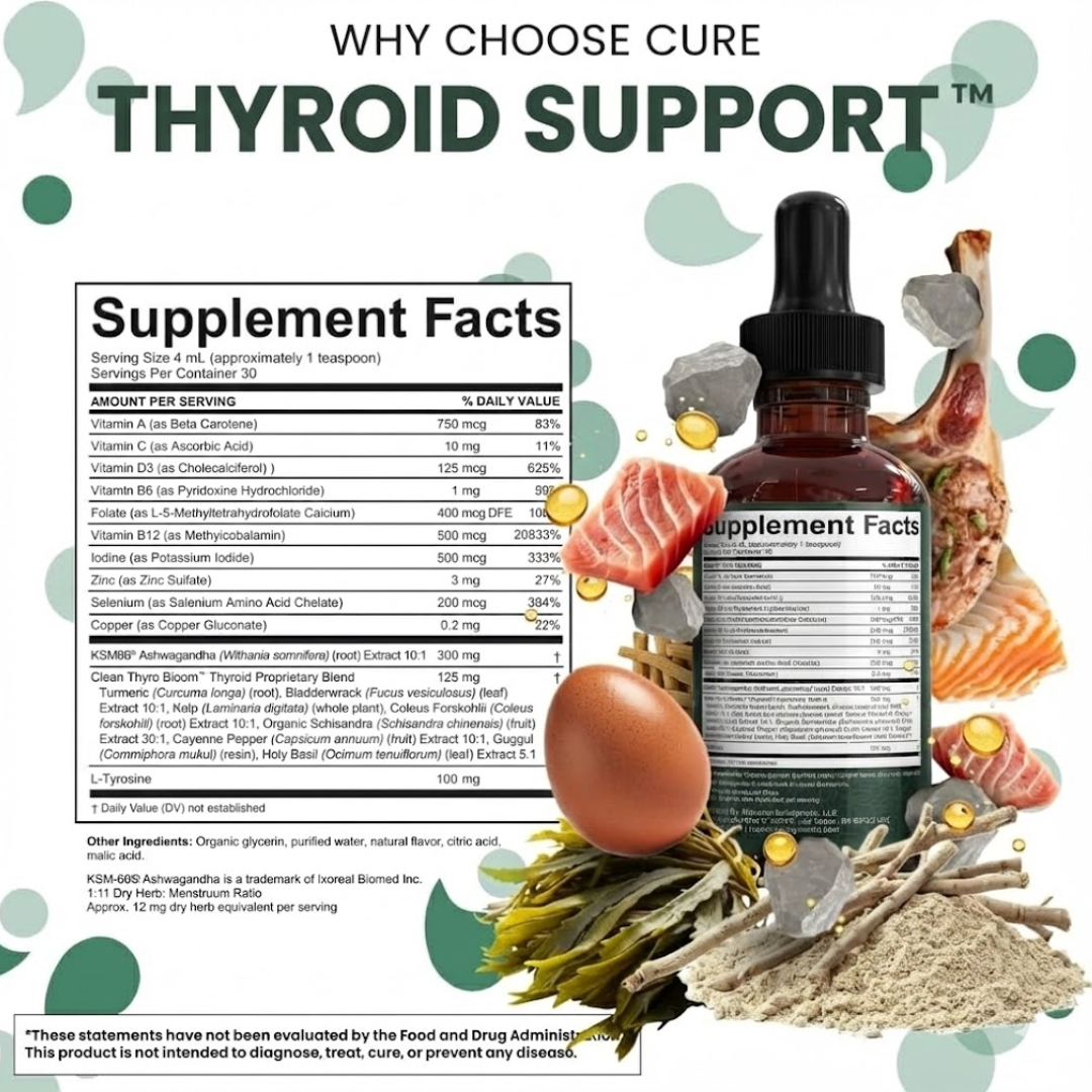 Stop the Whole-Body Breakdown Before It's Too Late with Cure™ Thyroid Support